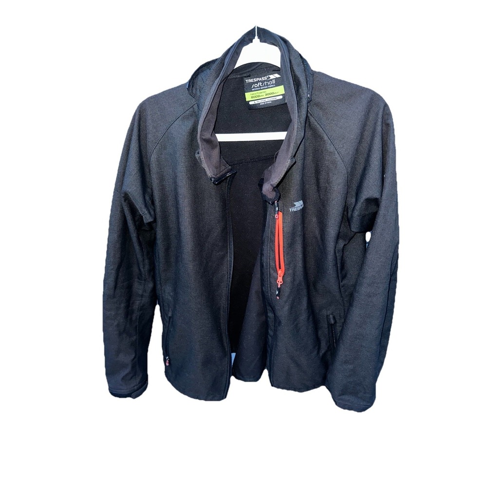 Trespass, Soft Shell, Men's, Jacket,Blue,2 Pockets, Full Zipper, SizeL.:‎